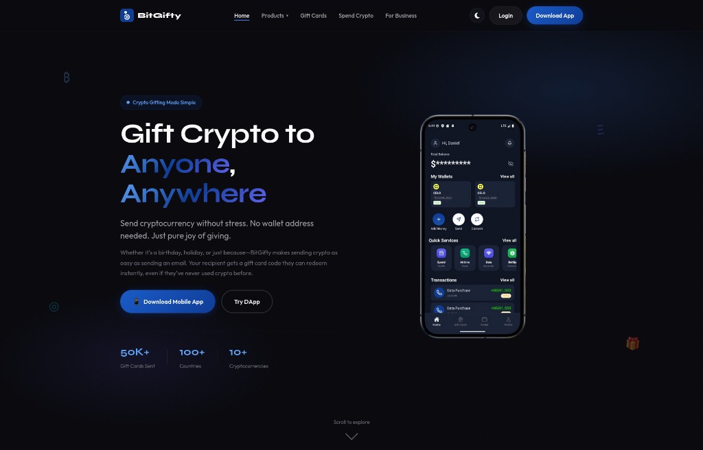 BitGifty preview
